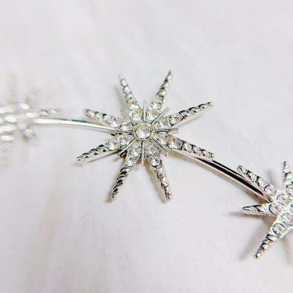 Silver Halo Crown, Goddess Headpiece, Star Halo Crown, Costume Tiara Crown - Picture 3 of 7